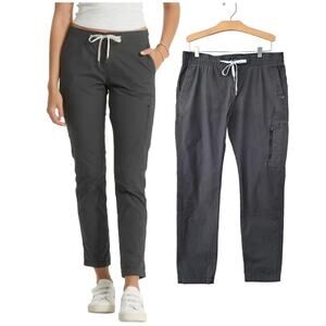 Vuori Ripstop Pant Women's Medium Charcoal Gray Climber Mid Rise Slim FIt